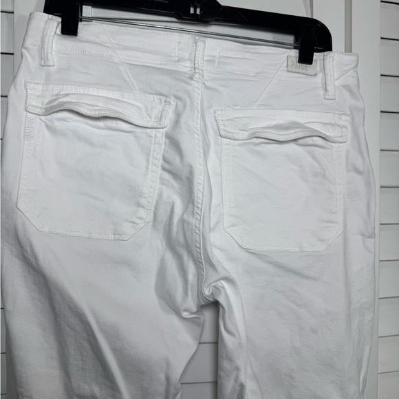 PAIGE Women's Mayslie Jogger Jeans in White Size 30 | 10 - Picture 4 of 8
